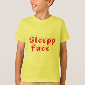 Visage dormant : T-shirt des garçons (Devant)