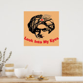 Visage du magicien, ajouter du texte Poster (Cuisine)