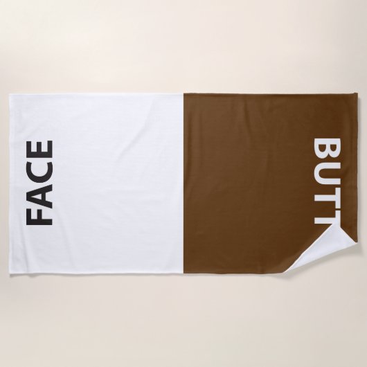 Visage et serviette de bout (Devant)