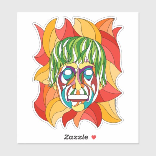 Visage Grimace Sticker (Vel)