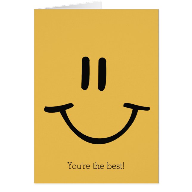 Visage heureux (Devant)