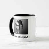 Visage heureux - tasse de sonnerie (Devant gauche)