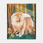 VISAGE LE SOLEIL Chow polaire couverture (Devant)