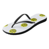 visage malheureux émoji sandales chaussures tongs (Incliné)