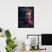 Visage pacifique de Bouddha | Poster d'art (Bureau à domicile)