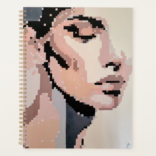 Visage pastel calme (Devant)