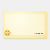 Visage souriant avec yeux souriants Notes post-it (Devant)