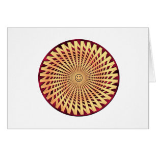 Visage souriant hypnotique