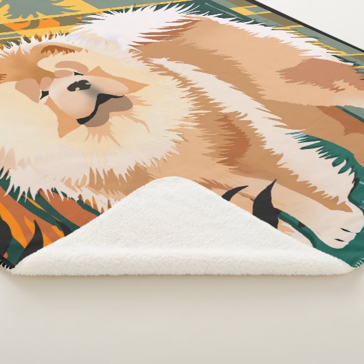 VISAGE SUN Chow sherpa couverture (3/4)