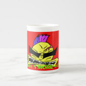 Visage une plus de tasse de café de tasse (Devant)