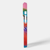 "Visage Vibrant : coque iphone coloré du visage d' (Verso / Gauche)