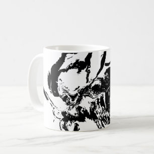 Visages Abstraits Faces Faciale Art Mug