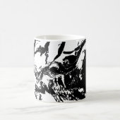 Visages Abstraits Faces Faciale Art Mug (Centre)