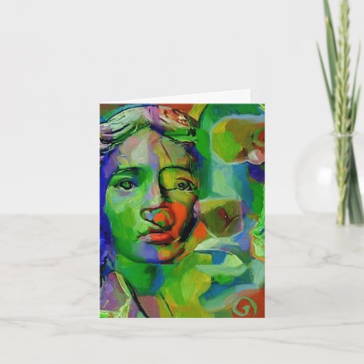 Visages art informatique Mark Westerfield, carte   (Devant)