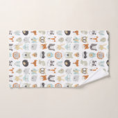 Visages conviviaux | Portraits d'animaux mignons (Serviette à main)