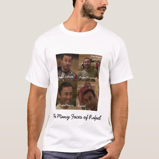 Visages de T-shirt de Rafaël (Devant)