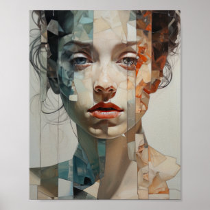 Visages vibrants - Poster des personnalités coloré