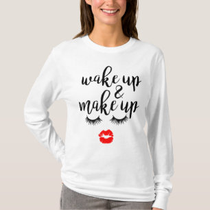 Visagist, Kosmetoloog Lippenstift Mascara Diva T-shirt