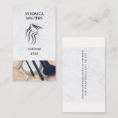 visagiste | Schoonheid van vrouwen | make-upkit Visitekaartje (Voorkant / Achterkant)