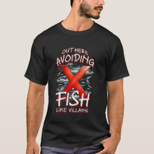 Visallergie hier vermijdt vis t-shirt