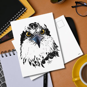 Visarend "Koning der Vogels" Originele Kunst Feestdagenkaart