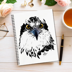 Visarend "Koning der Vogels" Originele Kunst Notitieboek