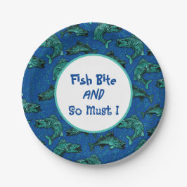 Visbeet Walleye Gevist Papieren Bordje