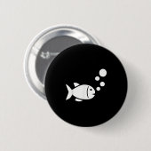 Visbellen ronde button 5,7 cm (Voorkant /achterkant)