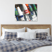 Visboei Ingepakt Canvas Afdruk (Insitu (Slaapkamer))