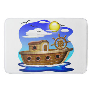 Visboot Cartoon Badmat