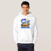 Visboot Cartoon Hoodie (Voorkant volledig)