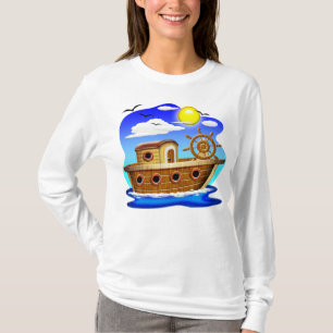 Visboot Cartoon  T-shirt