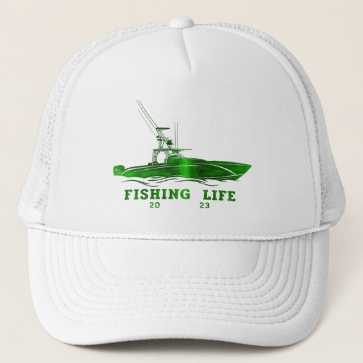 Visboot trucker pet (Voorkant)