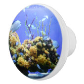 VisBowl Blue Fish Aquarium Keramische Knop (Rechts)