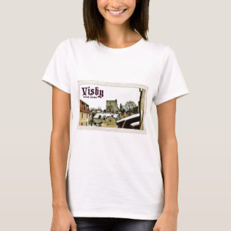 Visby, Gotland, Zweedse  Briefkaart Style T-shirt