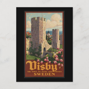Visby Zweden Briefkaart