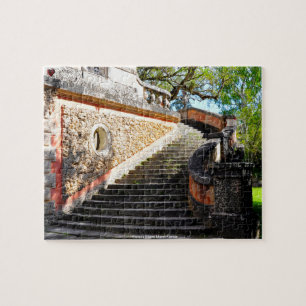 Viscaya Stairs Miami Floride Jigsaw Puzzle
