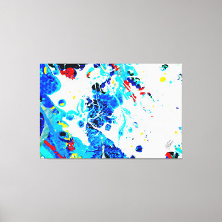 Viscerale opwinding canvas afdruk