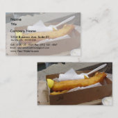 vischips visitekaartje (Voorkant / Achterkant)