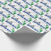 visdag baby eerste verjaardag cadeaupapier (Hoek)