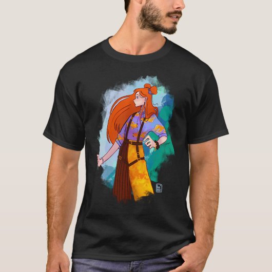 visdame t-shirt (Voorkant)