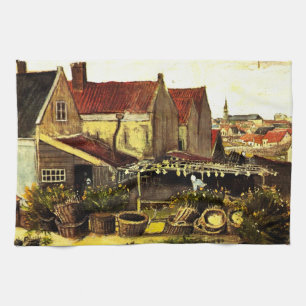 Visdroogloods door Vincent van Gogh Theedoek