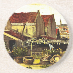 Visdroogloods door Vincent van Gogh Zandsteen Onderzetter