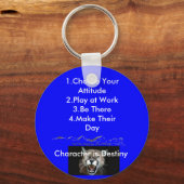 Visfilosofie - Gepersonaliseerd Sleutelhanger (Voorkant)