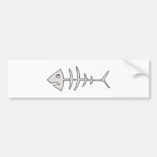 visgraat bumpersticker