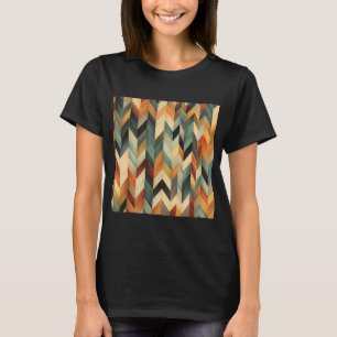 Visgraat Patroon T-shirt