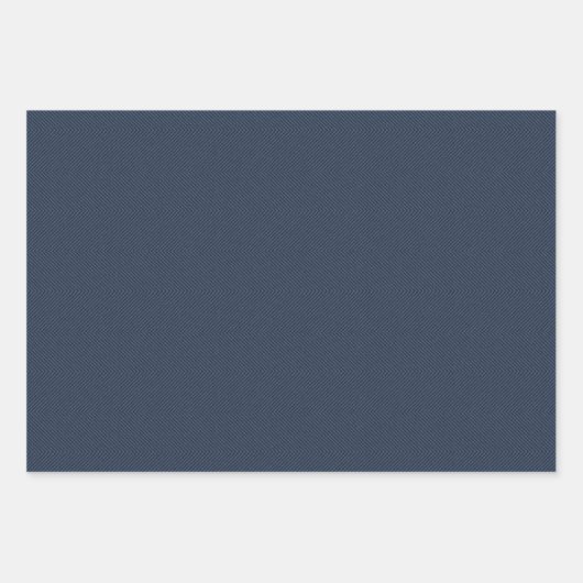 Visgraat tweed eenvoudige klassieke marine Kerstmi Inpakpapier Vel (Voorkant 2)