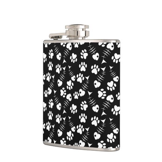 visgraatdruk heupfles (Links)