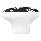 visgraatdruk keramische knop (Zijkant)