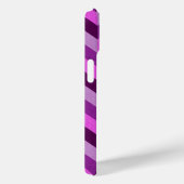 visgraatpatroon in paarse Case-Mate iPhone case (Achterkant / Rechts)